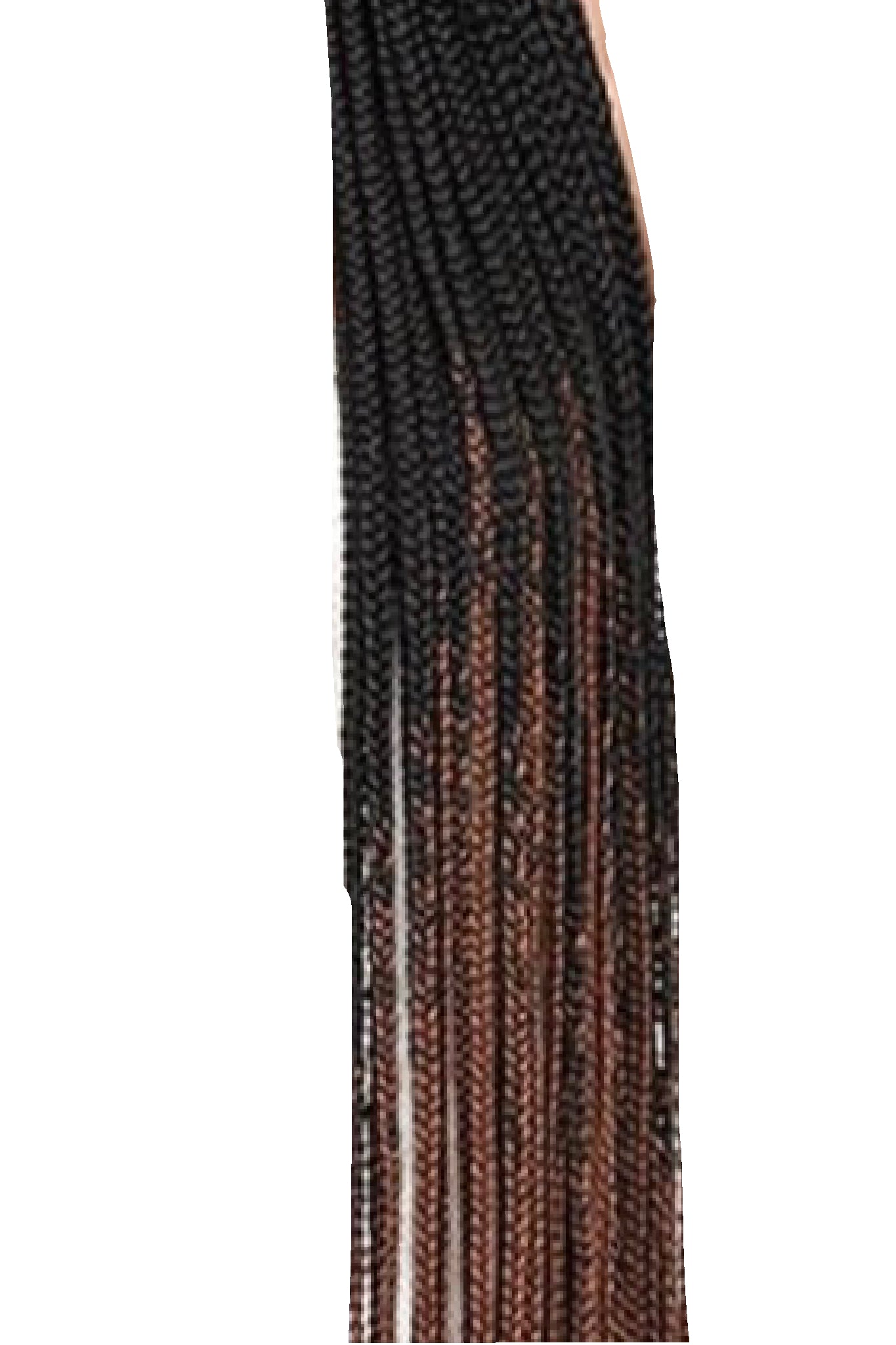 52” Ombré Box Braid Wig