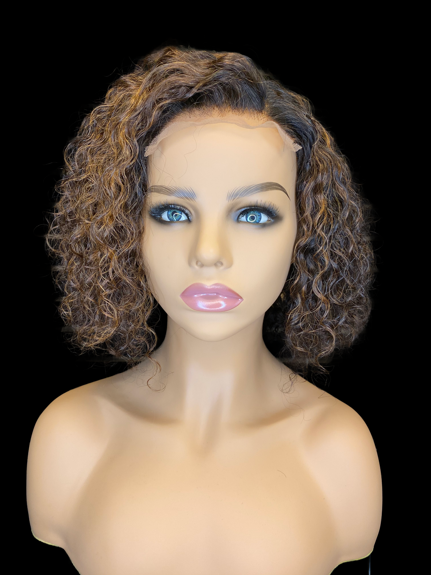 I'Yana Lace Closure Curly Bob Wig Rental